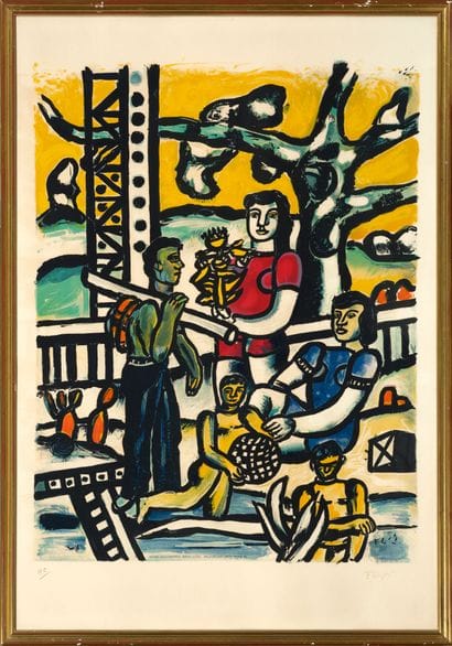 Fernand LÉGER (1881-1955)
Color lithograph
Signed...