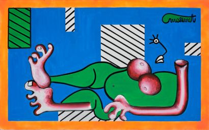 MARINETTI (20th - 21st)
Composition, 1999
Acrylic...