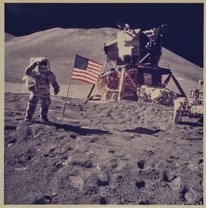 Nasa, Apollo XV, 1971
Astronaut James Irvin...