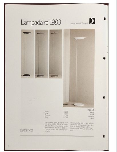Pierre DISDEROT (1920-1991) 
Lacquered metal...