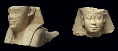 EGYPTE
PAIRE DE TÊTES DE SPHINX provenant...