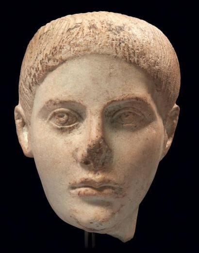 EGYPTE
PORTRAIT DE PATRICIEN. Tête de jeune...