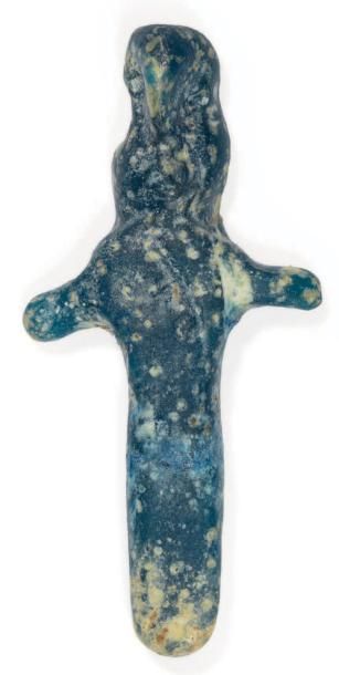 RARE FIGURINE représentant une idole stylisée,...