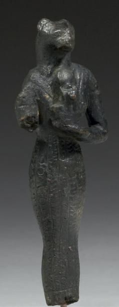 EGYPTE
STATUETTE VOTIVE représentant la déesse...