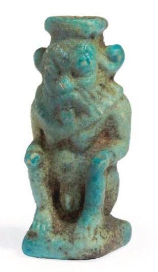 EGYPTE
AMULETTE REPRÉSENTANT LE DIEU BÈS...