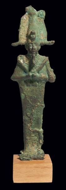 EGYPTE
STATUETTE VOTIVE DU DIEU OSIRIS. Il...