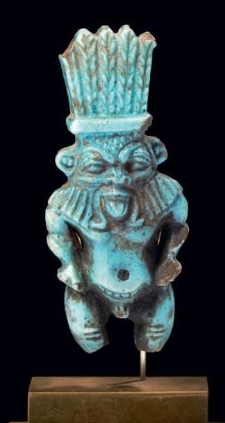 EGYPTE
AMULETTE représentant le dieu Bès...