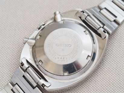SEIKO Pogue ref. 6139-6002
Case: steel. Cushion-shaped...