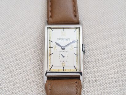 MOVADO Chronometer
Case: Steel. Rectangular....