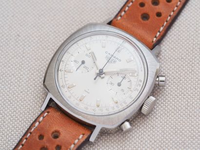 HEUER Camaro 
Case : Steel. Brushed cushion....