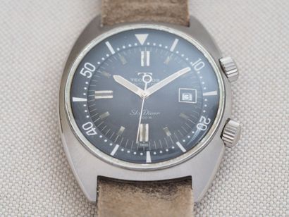TECHNOS Sky Diver ref. 1341
Case: Steel....