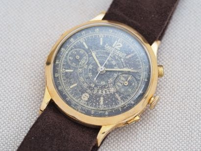 EBERHARD Jumbo Chronograph
Case : 18k yellow...