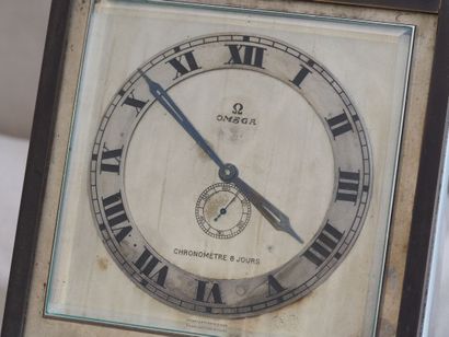Omega, 8-day window clock 