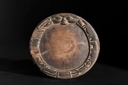Yoruba, Nigeria
Divination tray with carved...