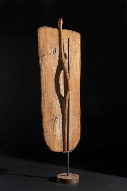 New Guinea
Wooden shield carved in the Asmat...