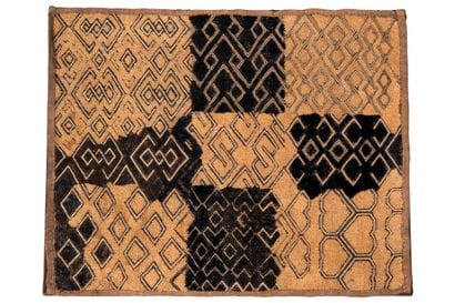 Kuba, DRC
Set of four geometrically patterned...