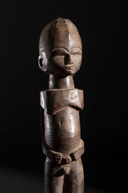 Lobi, Burkina Faso
Male statuette 
Hardwood...