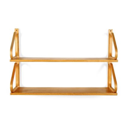 ALVAR AALTO (1898-1976) Finlande
Paire d'étagères...