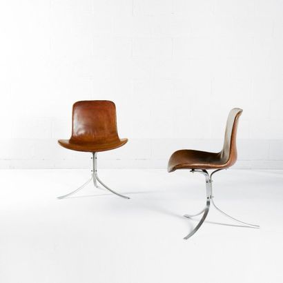 POUL KJAERHOLM (1929-1980) Danemark
Paire...