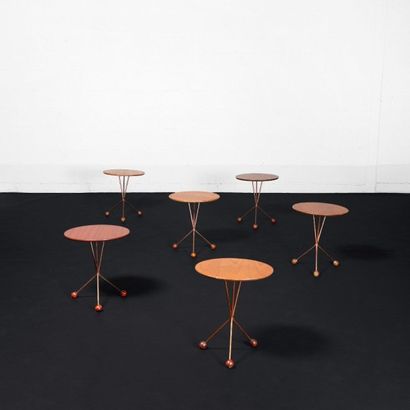 ALBERT LARSSON (1969-1952)
Suite de six tables...
