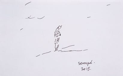 Jean-Jacques SEMPÉ (1932-2022)
Personnage
Dessin...
