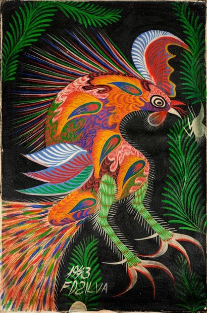 Francisco CHICO DA SILVA (1910-1985)
Coq
Huile...
