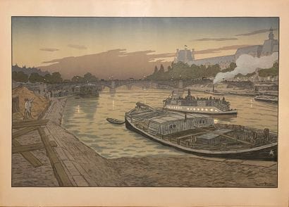 Henri RIVIERE (1864-1951)
Paris, le Pont...