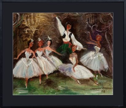 Yves SAINT-LAURENT (1936-2008)
Les danseuses
Huile...