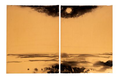 Ta'ng HAYWEN (b. 1927)
Diptych
India ink...
