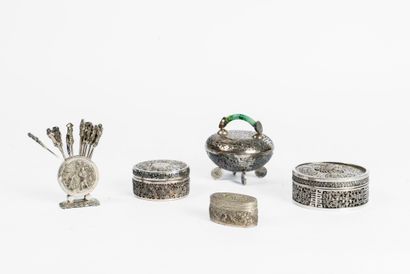 Vietnam, late 19th/early 20th century, 
Silver...
