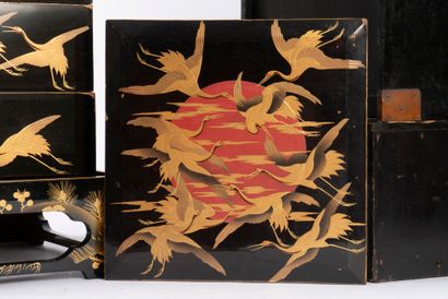 Japan. Taisho period (1912-1926) 
Jubako...