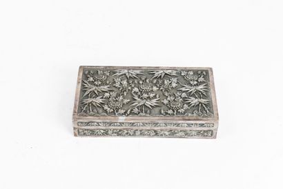 South China, 20th century 
Silver desk set...
