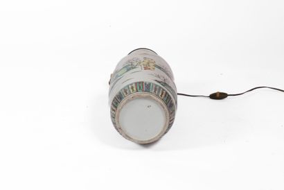 China, late Qing period, 
Porcelain and enamel...