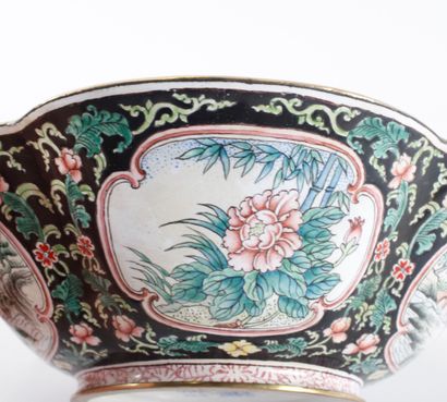 China, late Qing period, 
Two floriform cups,...