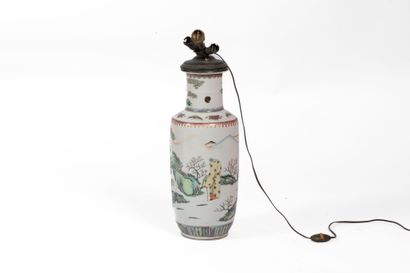 China, late Qing period, 
Porcelain and enamel...