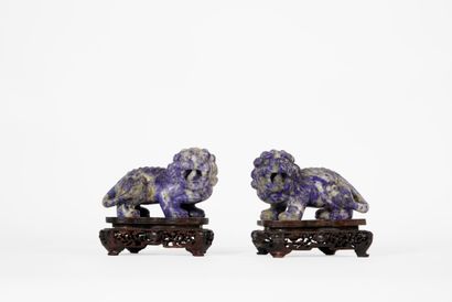 China, 20th century 
Pair of Buddhist lions...