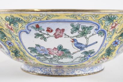 China, late Qing period, 
Two floriform cups,...