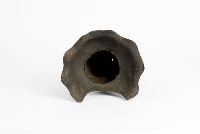 Japan, late Edo period 
Gilded patina bronze...