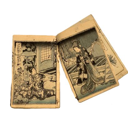 Japan, 19th century 

Suite of 3 ukiyo-e...