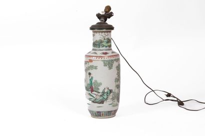 China, late Qing period, 
Porcelain and enamel...