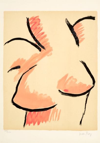 Man RAY (1890-1976)
Buste féminin
Lithographie
Justifié...