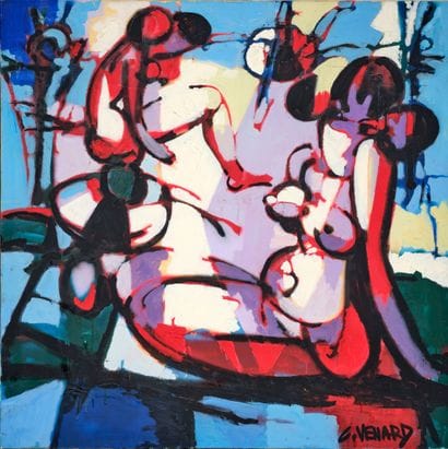 Claude VENARD (1913-1999)
Nu
Huile sur toile
Signé...