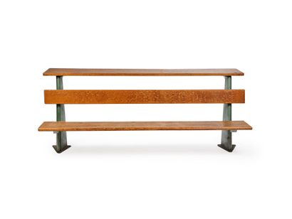 Jean PROUVÉ (1901-1984) 
Banc d'amphithéâtre,...