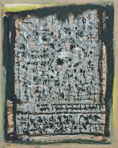 Roger BISSIÈRE (1886-1964)
Composition, 9...