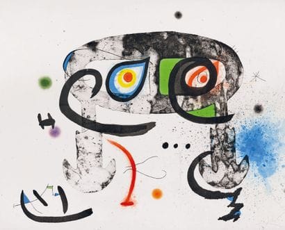 Joan MIRO (1893-1983)
Le Hibou blasphémateur,...