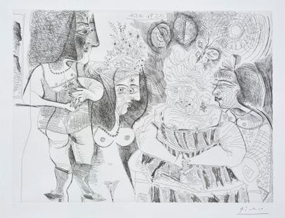 Pablo PICASSO (1881-1973)
La fête de la patronne,...
