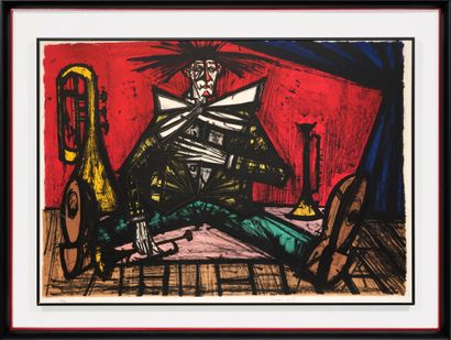 Bernard BUFFET (1928-1999)
Clown
lithographie...