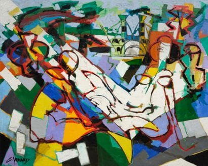 Claude VENARD (1913-1999)
Deux Sirènes
Huile...