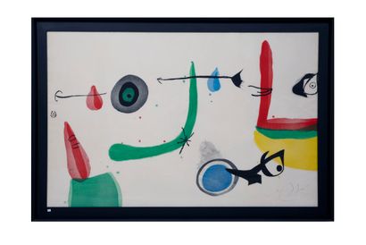 Joan MIRO (1893-1983)
Déballage II, 1975
Gravure...