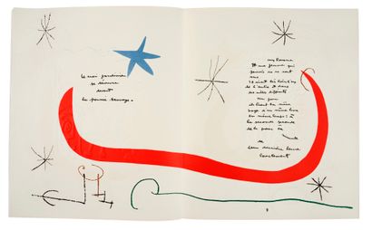 [MIRO (Joan)] - PREVERT (Jacques).
Adonides.
Paris...